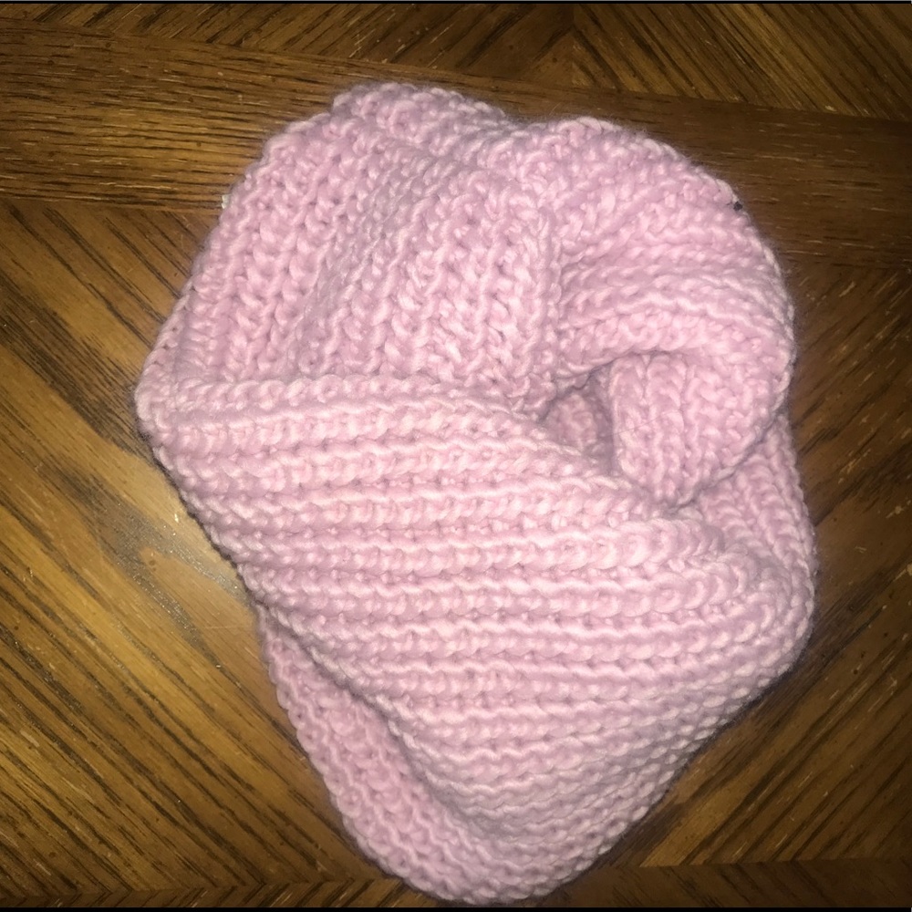 Pink scarf